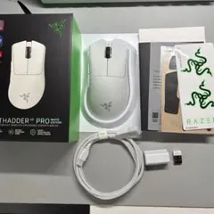 Razer DeathAdder V3 Pro ホワイト マウス本体のサムネイル