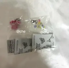 サンリオ　ゆるっとめじるしアクセサリー　ウサハナ　ぼんぼんりぼん