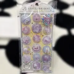 【正規品】 カプセルポップシール 白 ピンク カミオジャパン ボンボンドロップ