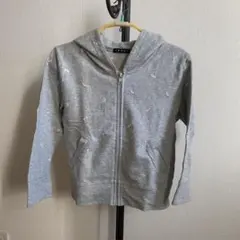 INGNI リボン刺繍パーカー