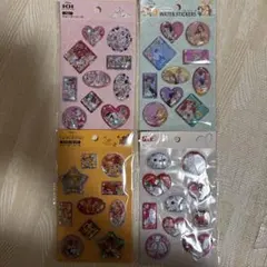 ディズニー　ウォーターシール　4点セット　プリンセス　ベイマックス　101ぴき