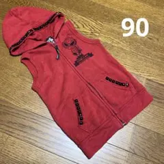 ヒスミニ90スカルライドジップベスト