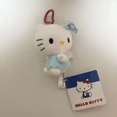 ハローキティ カラビナ付マスコット ブルー