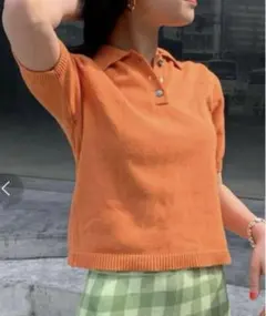 Oriens JOURNAL STANDARD コットンニットポロ