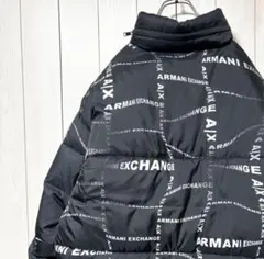 美品 アルマーニ Armani Exchange ダウンジャケット ロゴ XLのサムネイル