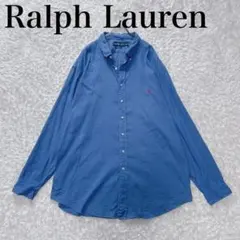 希少サイズ　Ralph Lauren コットン　シャツ　ポニー　長袖　ビック