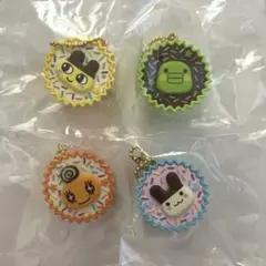 たまごっち　ガチャガチャ　チョコ　おやつチャーム　平成女児　4点セット