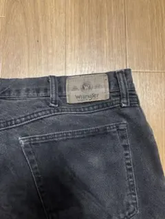 Wrangler ラングラー ブラックデニムパンツ