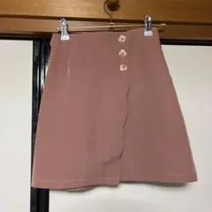 エムズエキサイト　ピンク ボタン付き タイトスカート Mサイズ