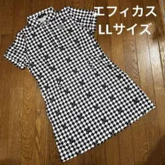 エフィカス♡大きいサイズ　モックネックシャツ　ゴルフスカート　セットアップ エフィカス♡大きいサイズ モックネックシャツ ゴルフスカート