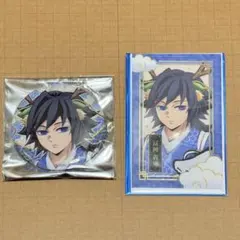 鬼滅の刃 ufotable 辰年 伍周年記念祭　フォトカード 缶バッジ　冨岡義勇