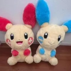希少 当時物 プラスル マイナン セット くったりポケモンぬいぐるみ