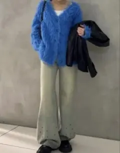 LAGUA GEM デニム パンツ スタッズデニム