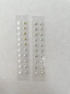 耳つぼジュエリー40粒セットシンプル一粒デザイン
