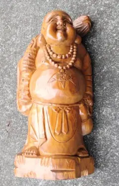 布袋様 木彫り