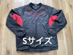 umbro 中綿入り 厚手 ピステ 黒/赤 S