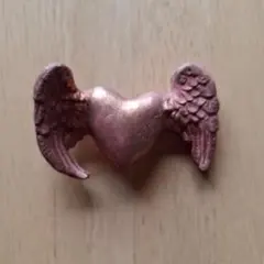 壁掛け用の彫刻オブジェ　エンジェルハートのサムネイル