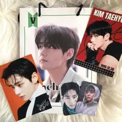 BTS V テテ 2025センイルイベント特典ペーパーバッグ&ポスカ&トレカ