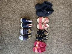 ベビー・キッズ　靴　6点セット　アディダス　ミキハウス　他