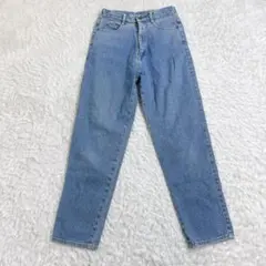 ストレート デニムパンツ レディース テーパード