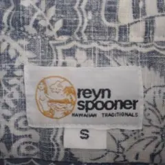 ☆reyn spooner☆レインスプーナー 6-70s 黒枠乳首タグ 朱 - メルカリ