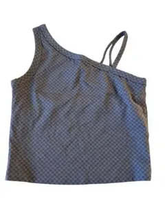 all in motion タンクトップ S (6/7) グレー系チェック柄
