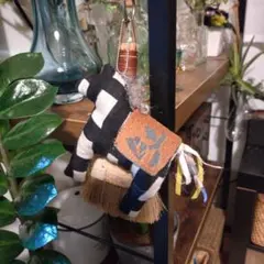 ミナペルホネン生地ホースチャーム