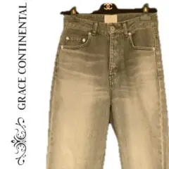 Grace continentalグレー ストレートデニムのサムネイル