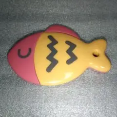【さかな】お魚のミニスライドミラー　珍品　昭和レトロ　平成レトロ　ファンシー雑貨