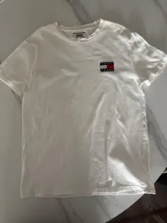TOMMY JEANS トミージーンズ ロゴTシャツ ホワイト メンズ Sサイズ