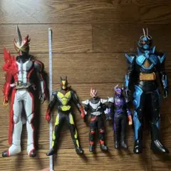 仮面ライダー　ソフビ セット　5体