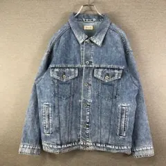 美品 YANUK 金子綾さん オーバーサイズデニムジャケット ブルー