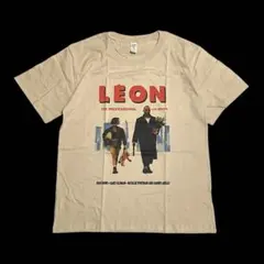 映画 LEON レオン マチルダ Tシャツ ベージュ 90s 洋画 茶色 M