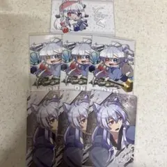 カラフルピーチ　どぬく　展示会トレカ　3種　7枚