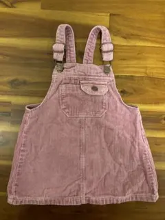 ZARA コーデュロイオーバーオールスカート  86CM(12-18ヶ月)ピンク