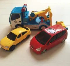 トイコー　レッカー車　おもちゃ　JAF　フリクションシリーズ　はたらく車のサムネイル