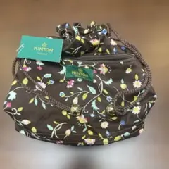 新品未使用、MINTON花柄巾着ポーチのサムネイル