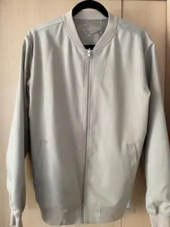 ナノユニバース　リバーシブルナイロンジャケット　ベージュ