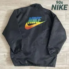 90s 銀タグ　NIKE ナイキナイロンジャケット 中綿ジャケット 刺繍