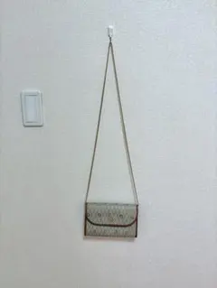 Christian Diorハニカム柄　チェーンショルダーバッグ