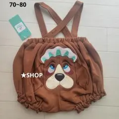 ディズニー ピーターパン ナナ サスペンダー ブルマ パンツ ベビー 70 80