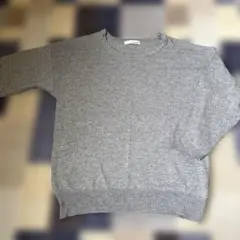 SHOO・LA・RUE グレー 長袖ニットセーター