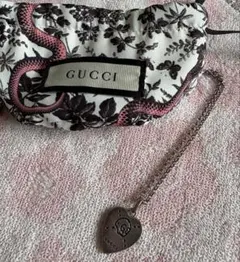 GUCCI ハートネックレス GGロゴ シルバー 両面デザイン 正規品