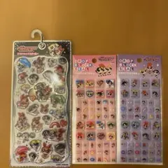 【正規品】新品未開封　パワパフキャラクターシール 3枚セット　即日発送