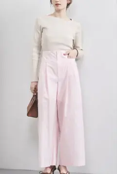値下　美品タグ有UNITED ARROWS MANTECO 2タックワイドパンツ