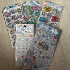 【正規品】ぷくぷくあわわちゃん　ウォーターシール　5種セット