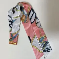 スカーフ　ピンク