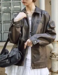 2025年最新】epine レザージャケット・ライダースの人気アイテム