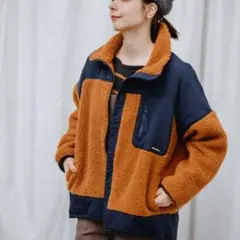 ニコアンドボアフリースジャケット