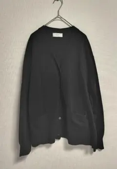 スローブイエナ　アイスコットンVネックカーディガン　ネイビー